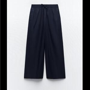 ZARA WIDE LEG POLIN PANTS - SIZE XS - BRAND NEW WITH TAG